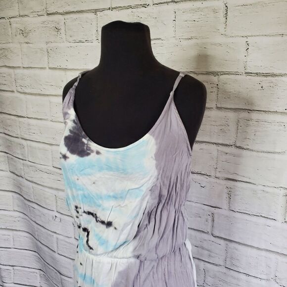 Young fabulous and broke tie dye slit maxi dress - Picture 8 of 10